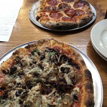 Flatbread Company - Vegan and pepperoni pizza. - Pizza Near Me - North Conway, New Hampshire Flatbread Company - Vegan and pepperoni pizza. - Pizza Near Me - North Conway, New Hampshire