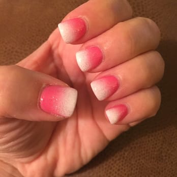 Youngz Nails - Pink ombré done by Tammy - Nail Salons Near Me - Bayville, New Jersey Youngz Nails - Pink ombré done by Tammy - Nail Salons Near Me - Bayville, New Jersey