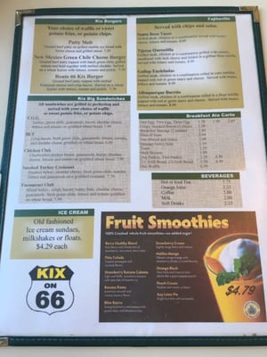 Menu photo 7 SideKix on 66 Tucumcari, NM Menu photo 7 SideKix on 66 Tucumcari, NM