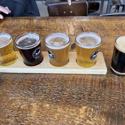 Flight of beers Flight of beers