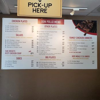 Don Pollo - Don Pollo menu - Chicken Shop Near Me - Poway, California Don Pollo - Don Pollo menu - Chicken Shop Near Me - Poway, California