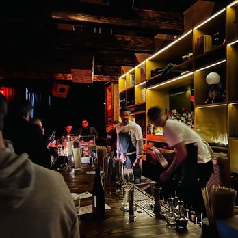 Miami Sound Bar - a group of people at a bar - Bars Near Me - Miami, Florida Miami Sound Bar - a group of people at a bar - Bars Near Me - Miami, Florida