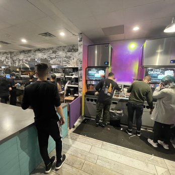 Taco Bell Cantina - The area downstairs - Fast Food Near Me - New York, New York Taco Bell Cantina - The area downstairs - Fast Food Near Me - New York, New York