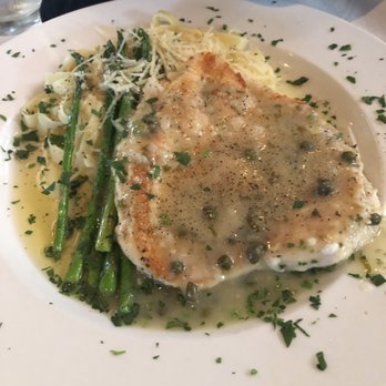 Garden Center Cafe - chicken piccata with pasta - New American Near Me - Fallbrook, California