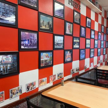 Fred's Downtown Philly - Cool pictures on the walls - Cheesesteaks Near Me - Carrollton, Texas