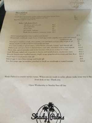 Menu photo 5 Shady Palms Cafe Stones Corner, QLD Menu photo 5 Shady Palms Cafe Stones Corner, QLD