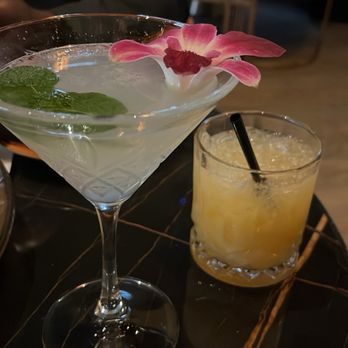 Tago - Cucumber Gimlet Twist (L)  Tago Twist (R) - Lounges Near Me - Houston, Texas
