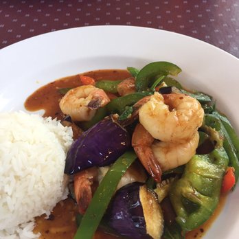 Thai 55 - Spicy eggplant and shrimp - Thai Near Me - Durham, North Carolina Thai 55 - Spicy eggplant and shrimp - Thai Near Me - Durham, North Carolina