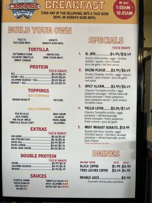 Menu photo 2 Cabo Bob's Burritos Houston, TX