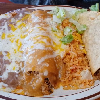 La Fiesta Mexican Restaurant - One beef taco one chicken enchilada - Mexican Near Me - Palmer, Alaska La Fiesta Mexican Restaurant - One beef taco one chicken enchilada - Mexican Near Me - Palmer, Alaska