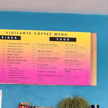 Vigilante Coffee - Menu - Coffee & Tea Near Me - Oceanside, California Vigilante Coffee - Menu - Coffee & Tea Near Me - Oceanside, California