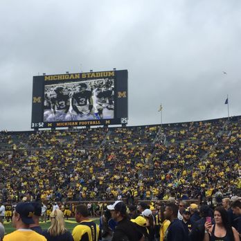 Michigan Stadium - Pregame view from the field - Stadiums & Arenas Near Me - Ann Arbor, Michigan