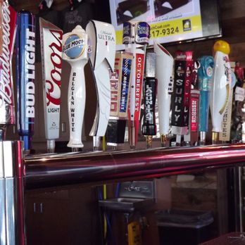 Frank's Lounge - a row of beer taps - Lounges Near Me - Fargo, North Dakota