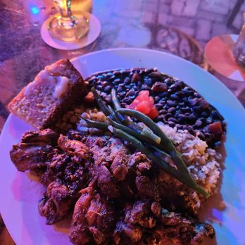 Blue Heaven - It was juicy but so bland. Jamaican jerk chicken should be flavorful and full of spice. Highly recommend not ordering. - Breakfast & Brunch Near Me - Key West, Florida Blue Heaven - It was juicy but so bland. Jamaican jerk chicken should be flavorful and full of spice. Highly recommend not ordering. - Breakfast & Brunch Near Me - Key West, Florida