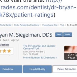 Bryan Siegelman, DDS - Find us on Healthgrades and Facebook.