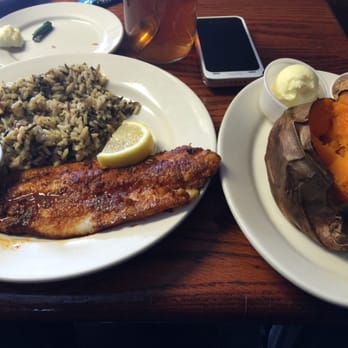 Limestone Grille - Yummy catfish with sweet yam. - American Near Me - Mt Vernon, Kentucky