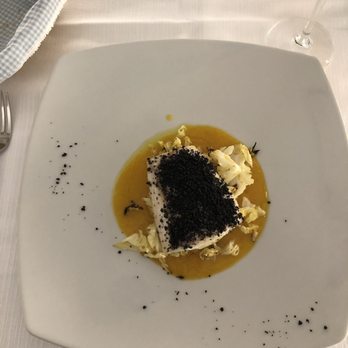 Ristorante Vela Bianca - Yellowtail with black olive crust. - Italian Near Me - Sorrento, NA Ristorante Vela Bianca - Yellowtail with black olive crust. - Italian Near Me - Sorrento, NA