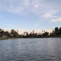 Echo Park Swan Boats - Wheel Fun Rentals - Daytime view