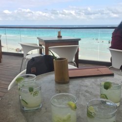 Mezzanine - View from the table w/cucumber and spicy margs