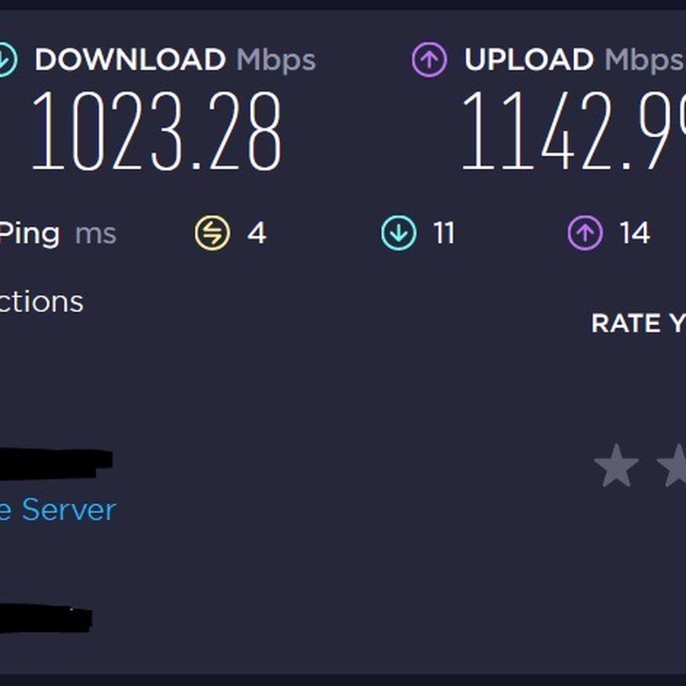 Sonic - I get this speed all the time! Incredible! - Internet Service Providers Near Me - Santa Rosa, California