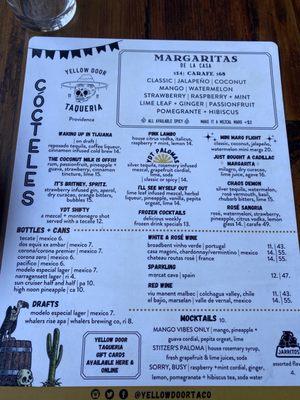 Menu photo 6 Yellow Door Taqueria Providence, RI