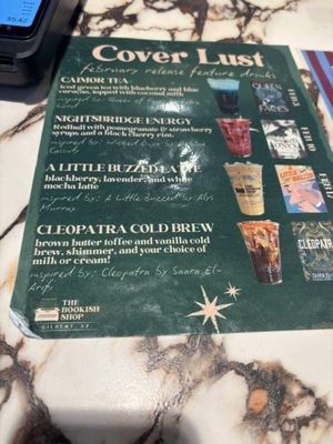 Menu photo 3 The Bookish Shop Gilbert, AZ