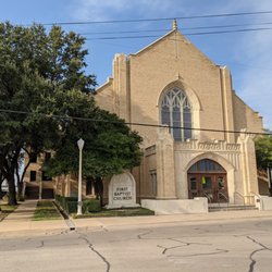 First Baptist Church of Cleburne Marker - First Baptist Church of Cleburne Marker