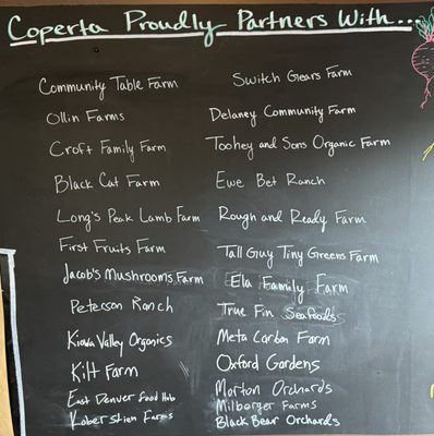 Menu photo 2 Coperta Denver, CO