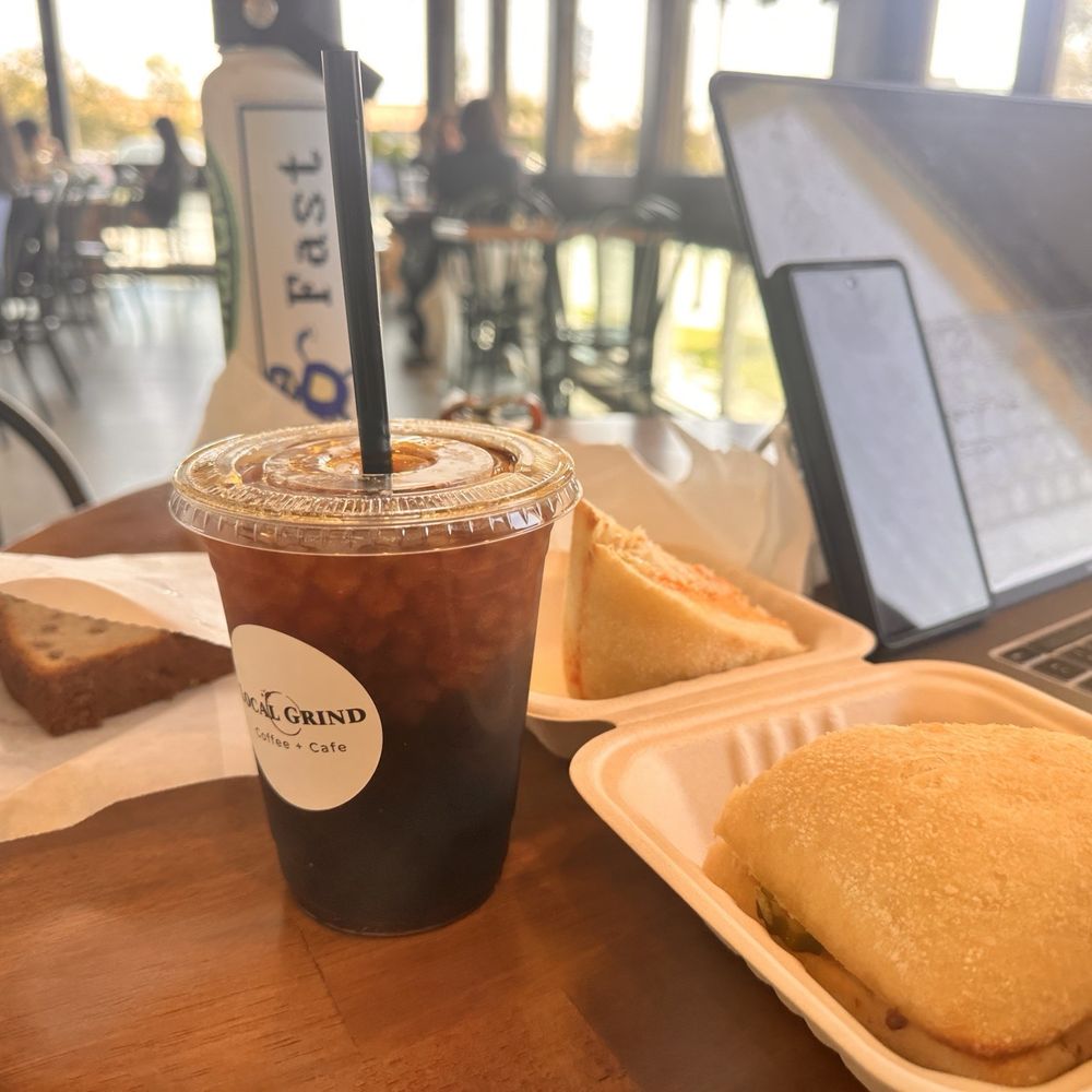Local Grind Coffee + Cafe - Banana bread Cold brew Turkey sandwich - Coffee & Tea Near Me - Los Alamitos, California Local Grind Coffee + Cafe - Banana bread Cold brew Turkey sandwich - Coffee & Tea Near Me - Los Alamitos, California