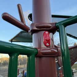 Silo Park - Lady bug is up high