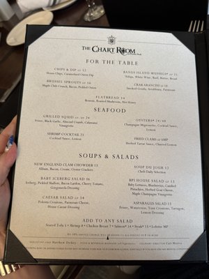 Menu photo 2 The Chart Room Scarborough, ME Menu photo 2 The Chart Room Scarborough, ME
