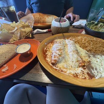 Las Palapas - Pick three / Enchiladas Mexicanas, Tacos Mexicanos / with a side of queso. - Mexican Near Me - Livonia, Michigan Las Palapas - Pick three / Enchiladas Mexicanas, Tacos Mexicanos / with a side of queso. - Mexican Near Me - Livonia, Michigan