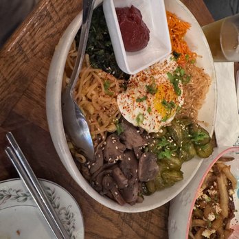 Soju - Bibimbap (w/ fried egg) - Korean Near Me - Pittsburgh, Pennsylvania Soju - Bibimbap (w/ fried egg) - Korean Near Me - Pittsburgh, Pennsylvania