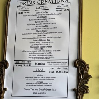 Brew Bees Coffee - Drink menu as of 7/16/25 - Coffee & Tea Near Me - Upland, California