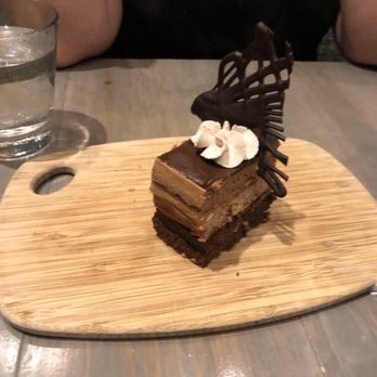 Hook & Barrel - Chocolate Tower - nice look / disappointing taste. - Seafood Near Me - Myrtle Beach, South Carolina