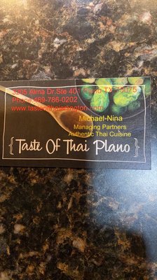 Menu photo 6 Taste of Thai Plano Plano, TX Menu photo 6 Taste of Thai Plano Plano, TX