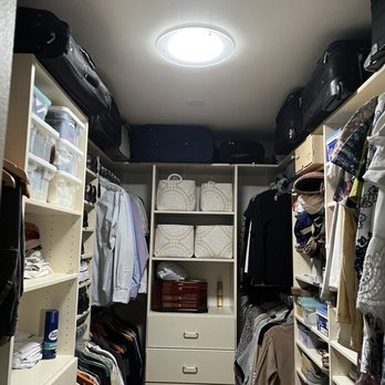 SOLA-LITE Skylights - This photo was taken on a cloudy rainy day! No need for electricity in our closet. - Lighting Fixtures & Equipment Near Me - Corona, California SOLA-LITE Skylights - This photo was taken on a cloudy rainy day! No need for electricity in our closet. - Lighting Fixtures & Equipment Near Me - Corona, California