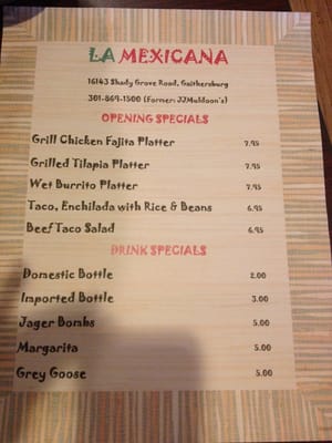 Menu photo 7 La Mexicana Gaithersburg, MD Menu photo 7 La Mexicana Gaithersburg, MD