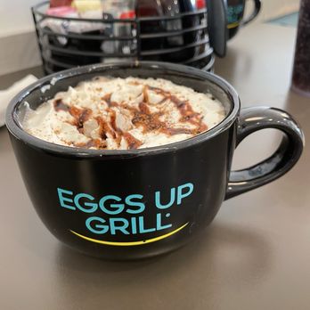 Eggs Up Grill - Hot chocolate wth whipped cream. - Breakfast & Brunch Near Me - Apopka, Florida Eggs Up Grill - Hot chocolate wth whipped cream. - Breakfast & Brunch Near Me - Apopka, Florida