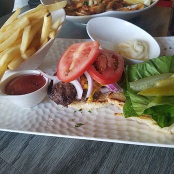 Moussaka Mediterranean Kitchen - Kobe beef burger - Mediterranean Near Me - San Leandro, California Moussaka Mediterranean Kitchen - Kobe beef burger - Mediterranean Near Me - San Leandro, California
