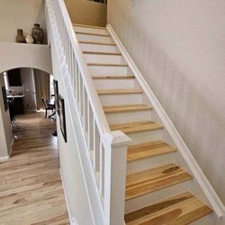 Magnus Anderson Hardwood Floors - We installed these beautiful hickory wood stairs and floors.