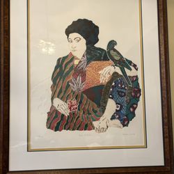 Jonna White Gallery - This is the first print Red Lotus. I have the matching print, Dragonfly, purchased after Hurricane Hugo ... and finally, Gateway.