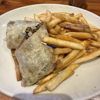 Twin Peaks - Texas-Style Cheesesteak with fries - American Near Me - Wichita, Kansas Twin Peaks - Texas-Style Cheesesteak with fries - American Near Me - Wichita, Kansas