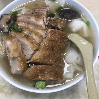 Bo Ky - 11. Mushrooms with Duck Flat Noodle Soup - Chinese Near Me - New York, New York
