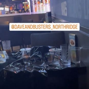 Dave & Buster's Northridge - Nasty, dirty tables that remained this was for hours - Arcades Near Me - Northridge, California Dave & Buster's Northridge - Nasty, dirty tables that remained this was for hours - Arcades Near Me - Northridge, California