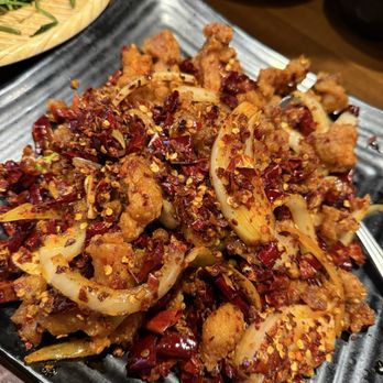 Wula Buhuan - 3.Spicy Chicken Cube - Szechuan Near Me - Houston, Texas Wula Buhuan - 3.Spicy Chicken Cube - Szechuan Near Me - Houston, Texas