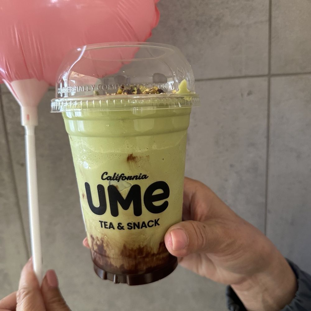 Ume Tea - Pistachio Dubai chocolate - Bubble Tea Near Me - Santa Rosa, California