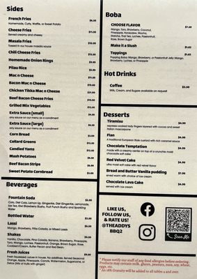 Menu photo 3 Addy's Barbeque Edison, NJ