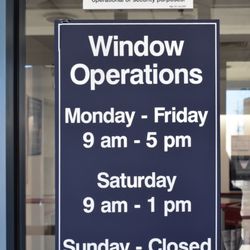 U.S. Post Office - Hours
