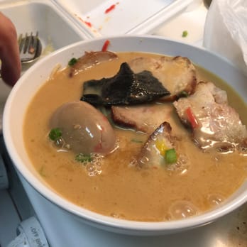 R101 Ramen - LA TAN TAN RAMEN (to go) broth in a bowl. - Ramen Near Me - Glendale, California R101 Ramen - LA TAN TAN RAMEN (to go) broth in a bowl. - Ramen Near Me - Glendale, California